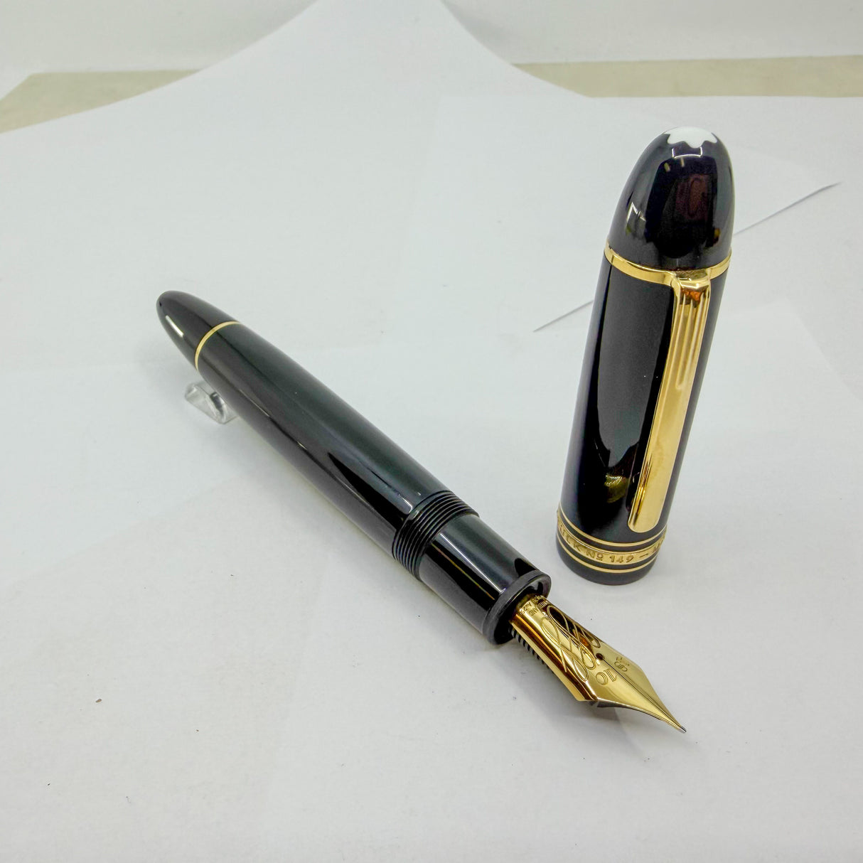 Montblanc Meisterstuck Special Edition Calligraphy #149 Flex Fountain Pen - Very Flexible Fine 18kt Gold Nib
