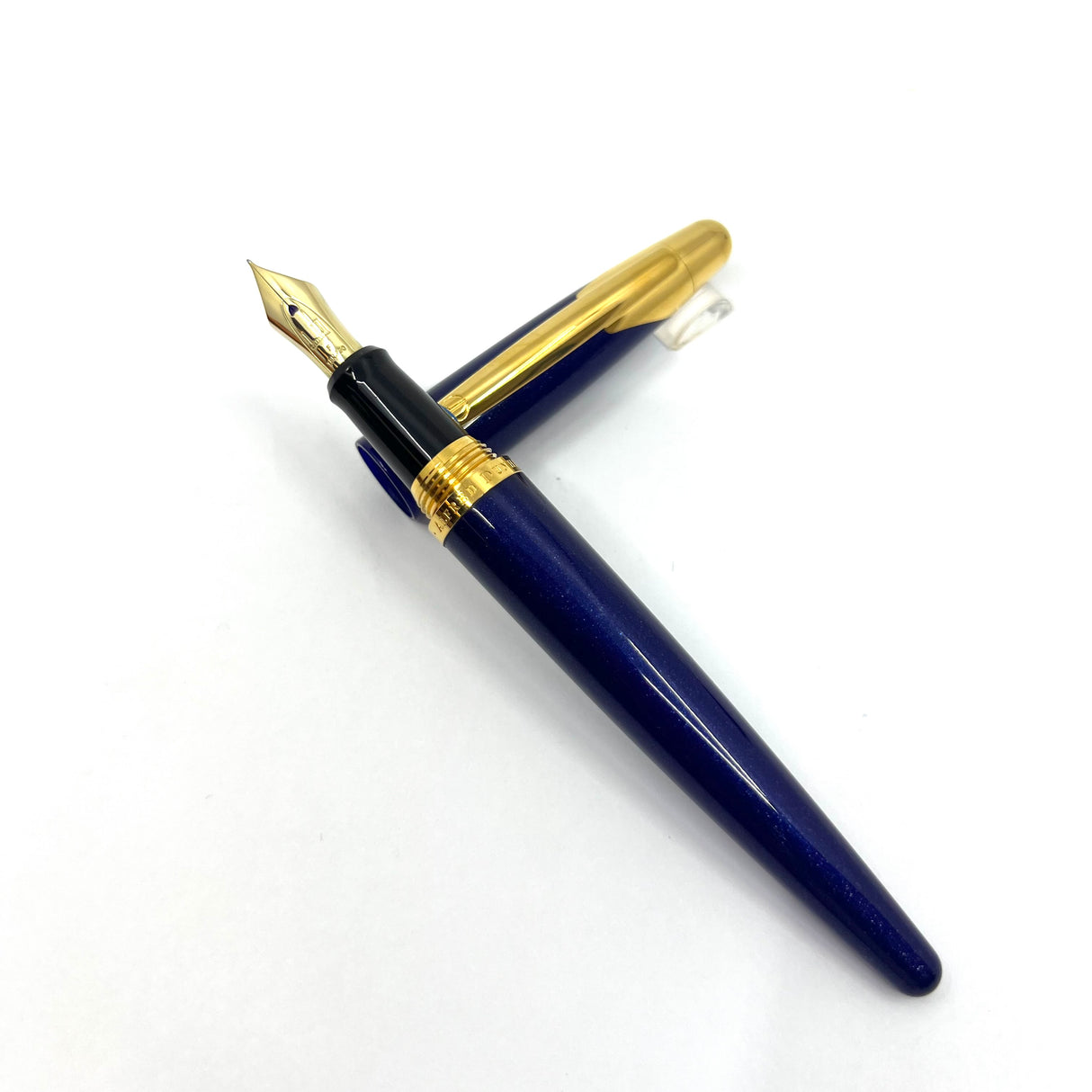 Dunhill AD2000 Cobalt Blue Galaxy Fountain Pen  - Fine 18kt Gold Nib