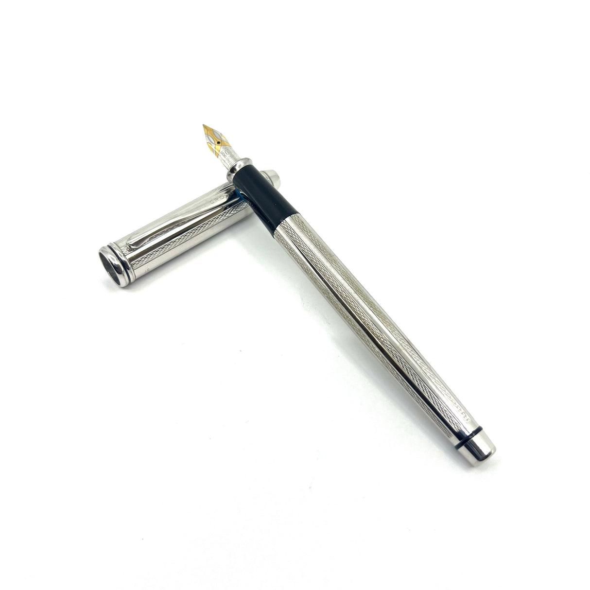Cross Townsend Platinum-Plated Fountain Pen - Fine 18kt Gold Nib