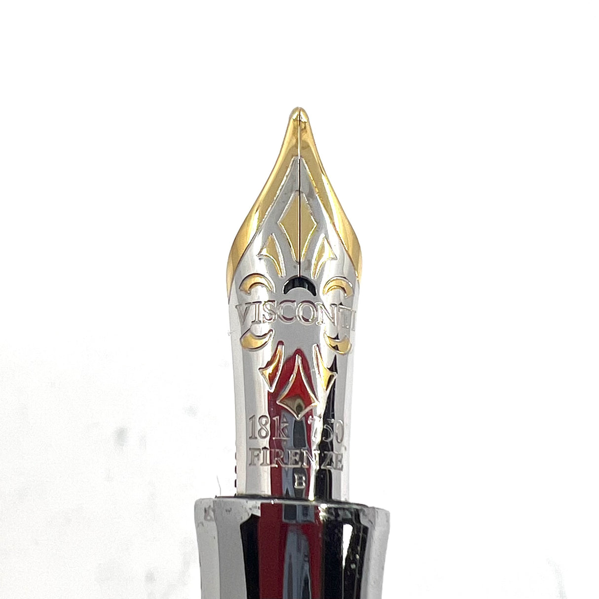 Visconti Millennium One Red Streaked Transparent Limited Edition  Fountain Pen