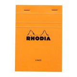 RHODIA ORANGE LINED NOTEPAD 4.1 X 5.8in (4 X 6)