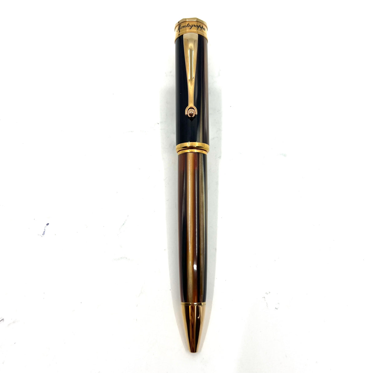 Montegrappa Ducale Brown Emperador Ballpoint Pen