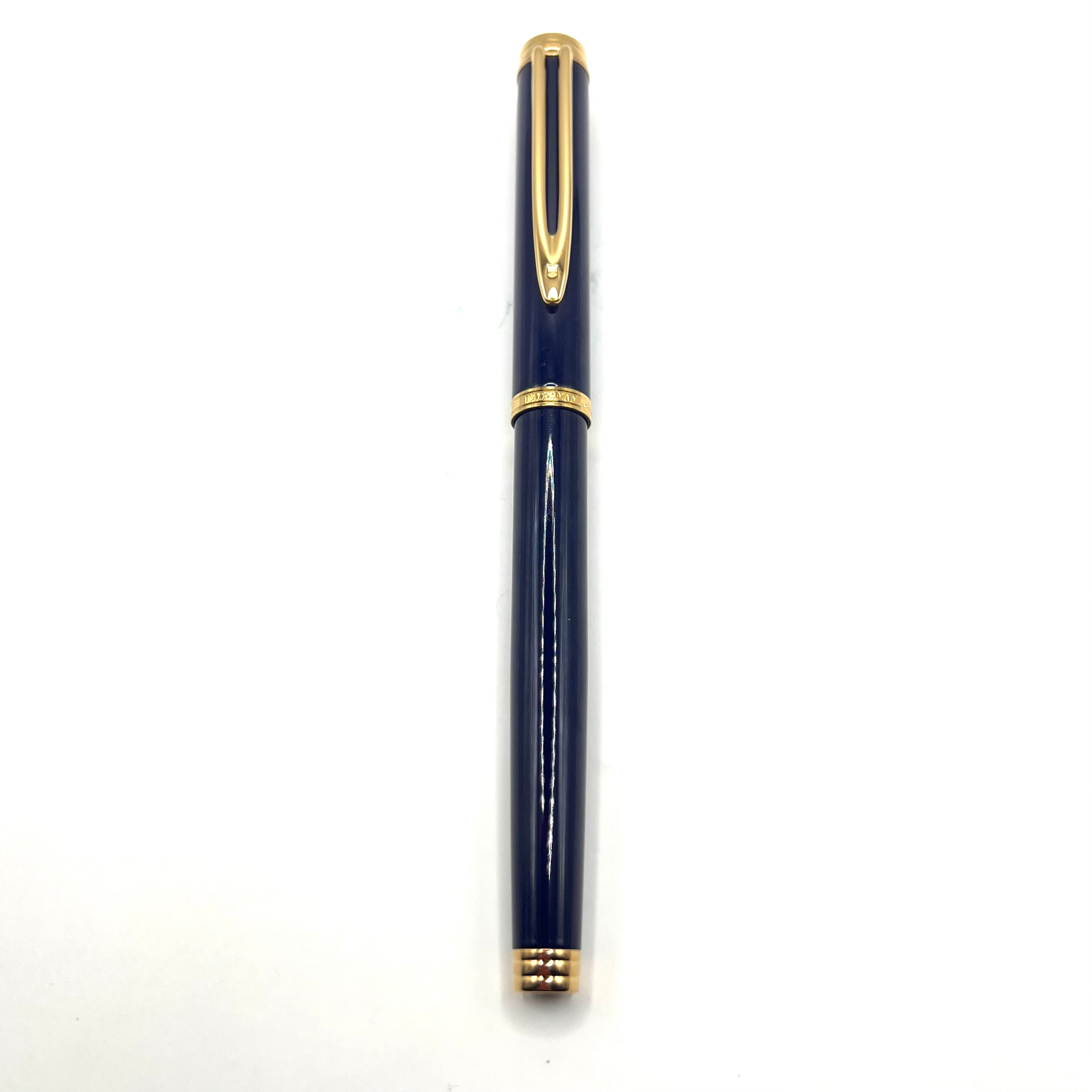 筆記具 WATERMAN Gentleman 100 Waterman GENTLEMAN 100 18ct Lettering Nib Gold Fountain Pen