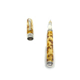 Montegrappa Harmony "Bassano Parchment" Facetted Fountain Pen - Medium 18kt Gold Nib