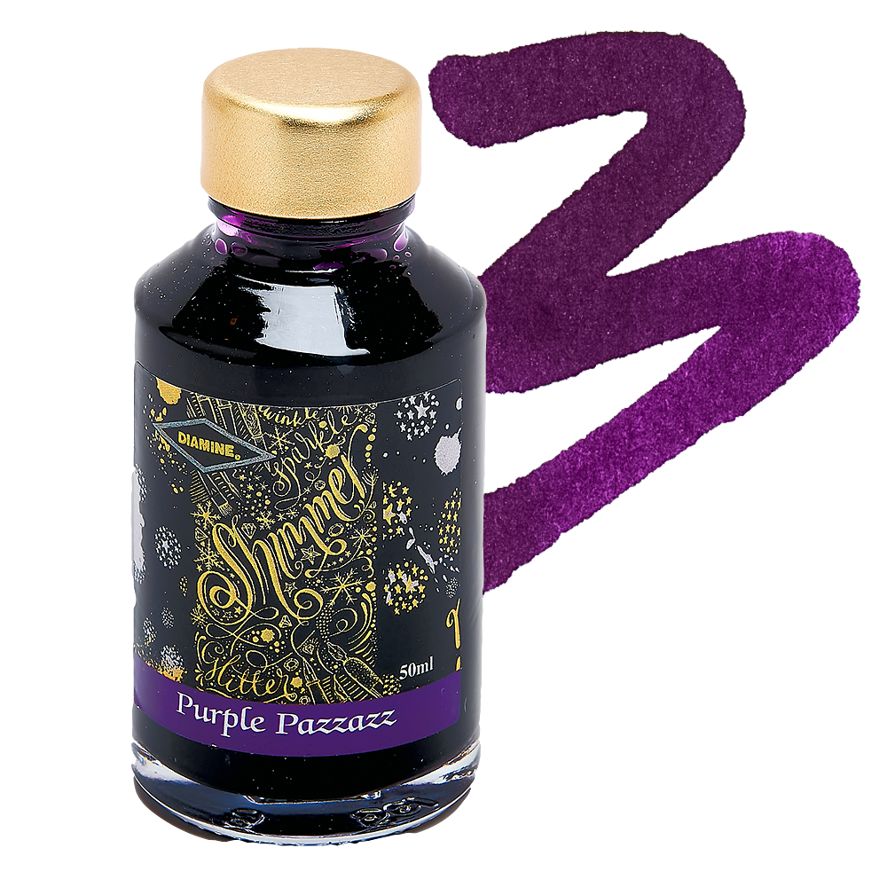 Diamine Ink Shimmer Purple Pazzaz 50ml – Fountain Pen Hospital