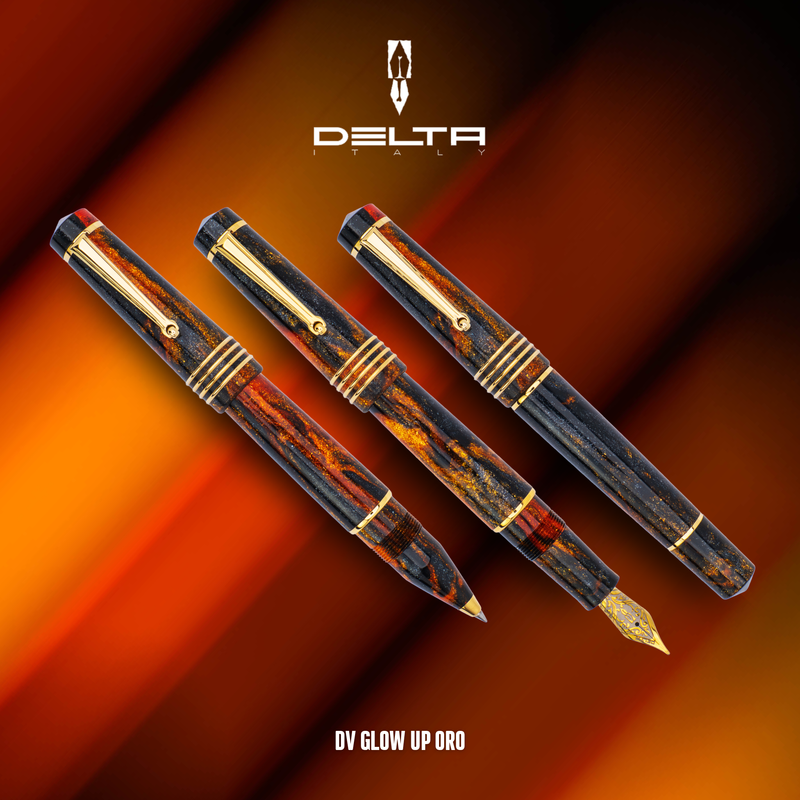 Delta DV Glow Up Oro Rollerball Pen Collection