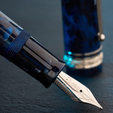 Delta Reservoir 2.0 - Blue/Grey Mother of Pearl Fountain Pen Collection