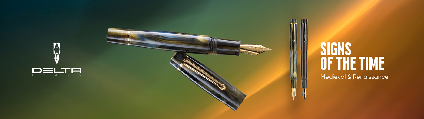 Delta Signs of The Time Medieval & Renaissance Fountain Pen collection