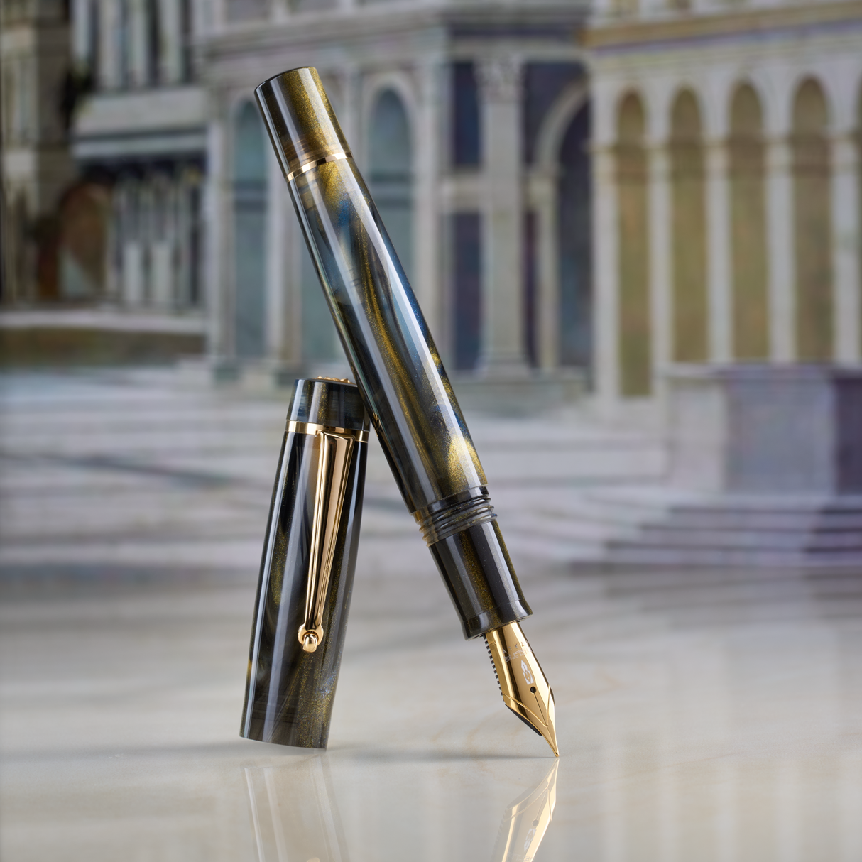 Delta Signs of The Time Renaissance Fountain Pen Collection