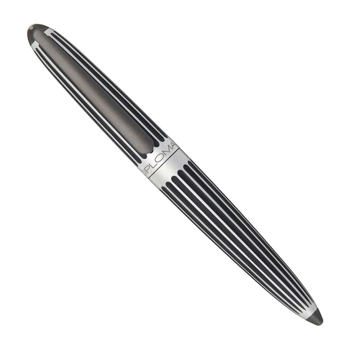 Diplomat Aero Stripes Black - Fountain Pen