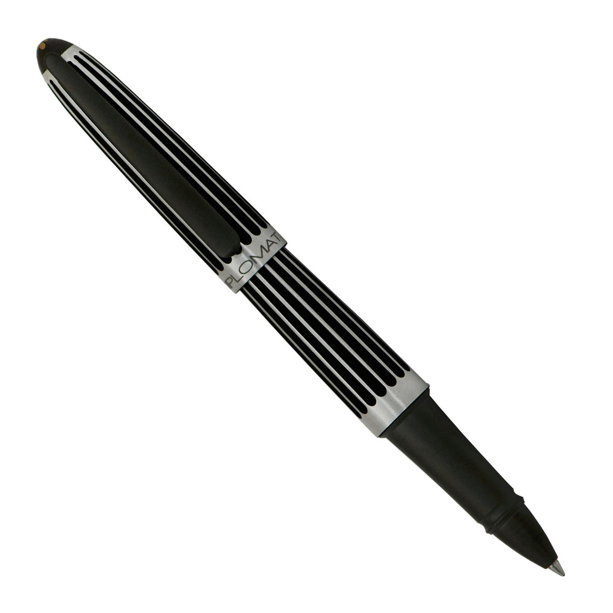 Diplomat Aero Stripes Black - Rollerball