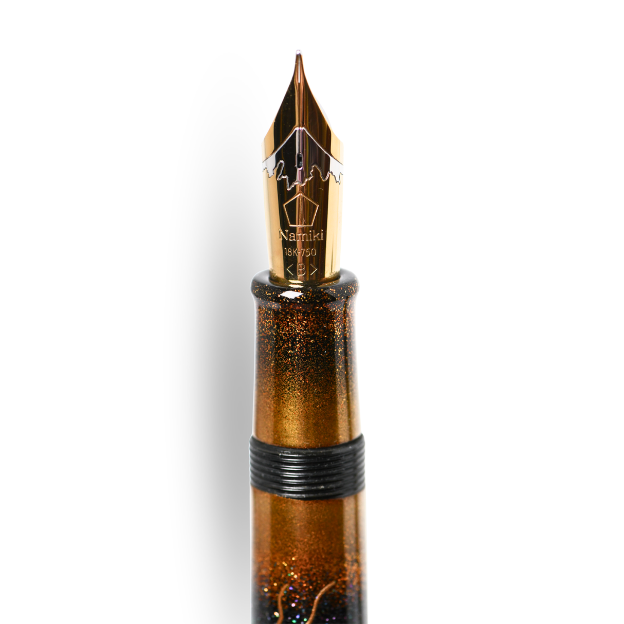 Namiki Emperor Double Dragon Maki-e Fountain Pen - Broad 18kt Gold Nib