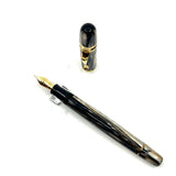 Visconti Ragtime "Blonde" Celluloid (Black & Ivory) Fountain Pen (1993)