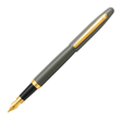Sheaffer VFM Light Grey w/PVD Gold Trim - Fountain Pen