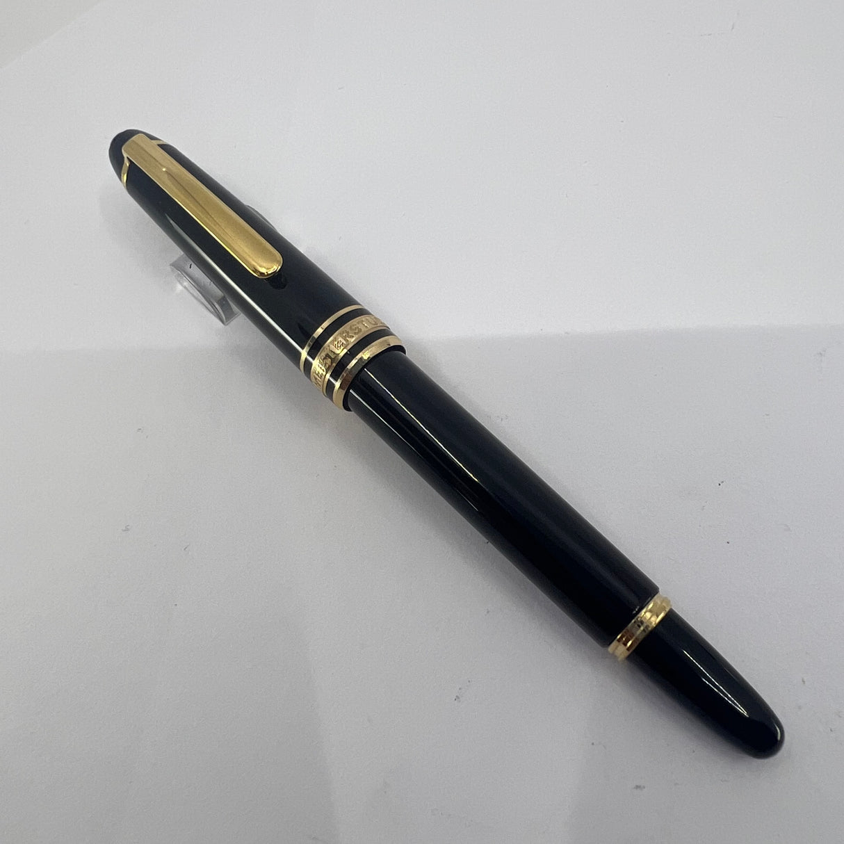 Montblanc Meisterstuck Mozart Black Resin Fountain Pen - Broad 14kt Gold  Nib