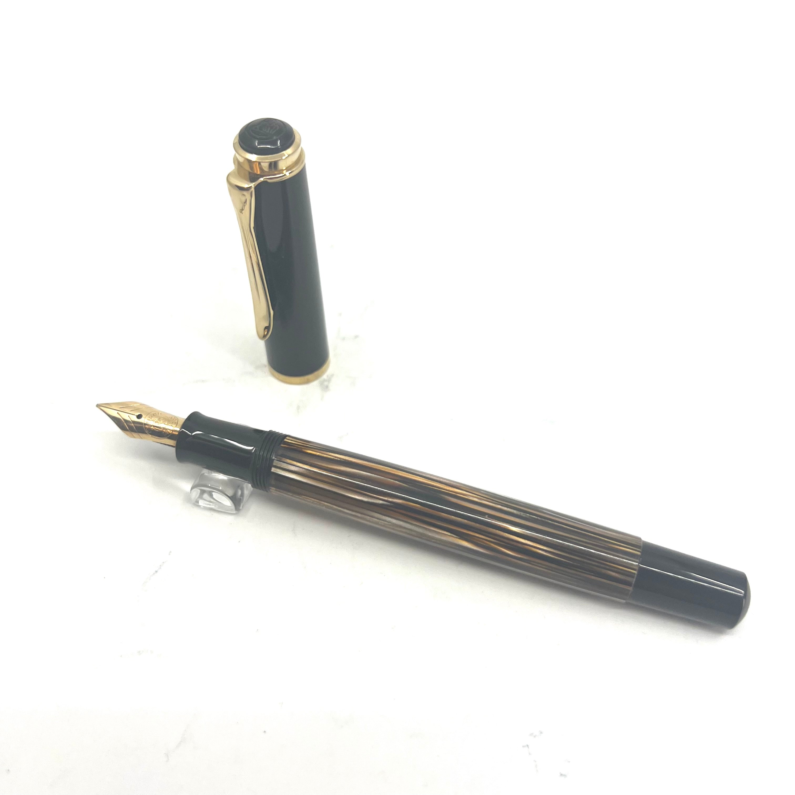 Pelikan M400 Tortoise Striped Fountain Pen – Fountain Pen Hospital