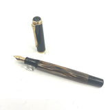 Pelikan M400 Tortoise Striped Fountain  Pen