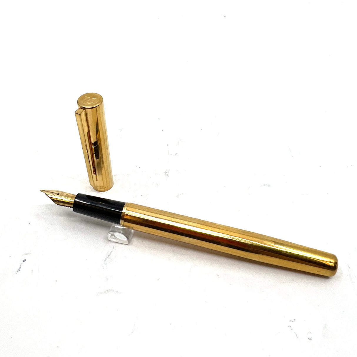 Waterman Facetted Gold-Plated Fountain Pen