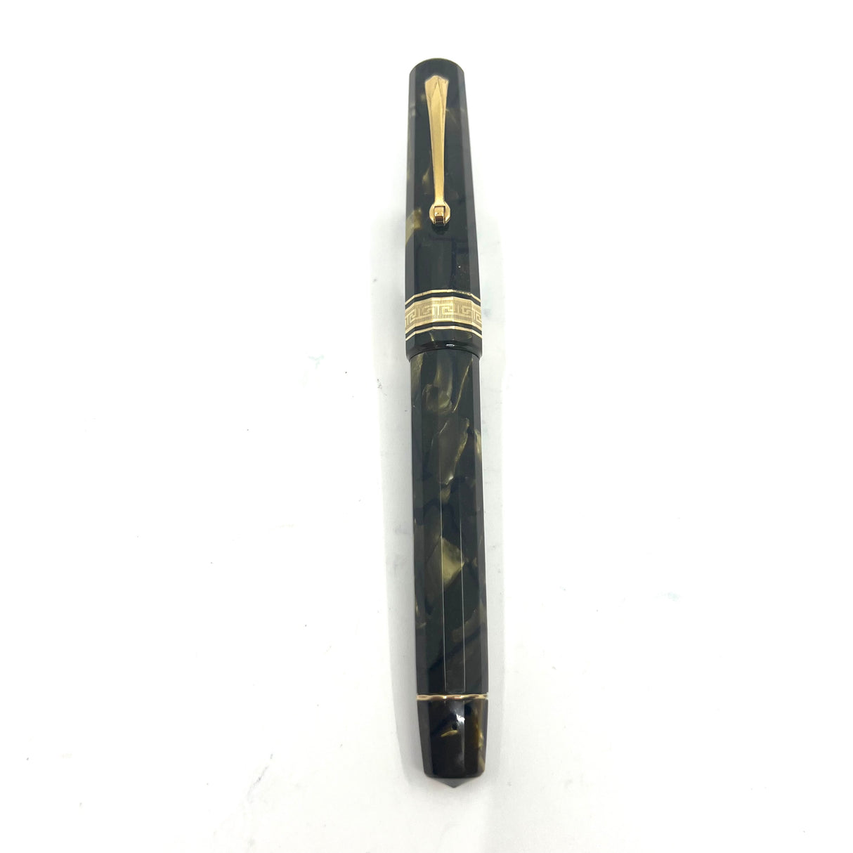 Omas Paragon Green Saft Celluloid (1994) - Fountain Pen