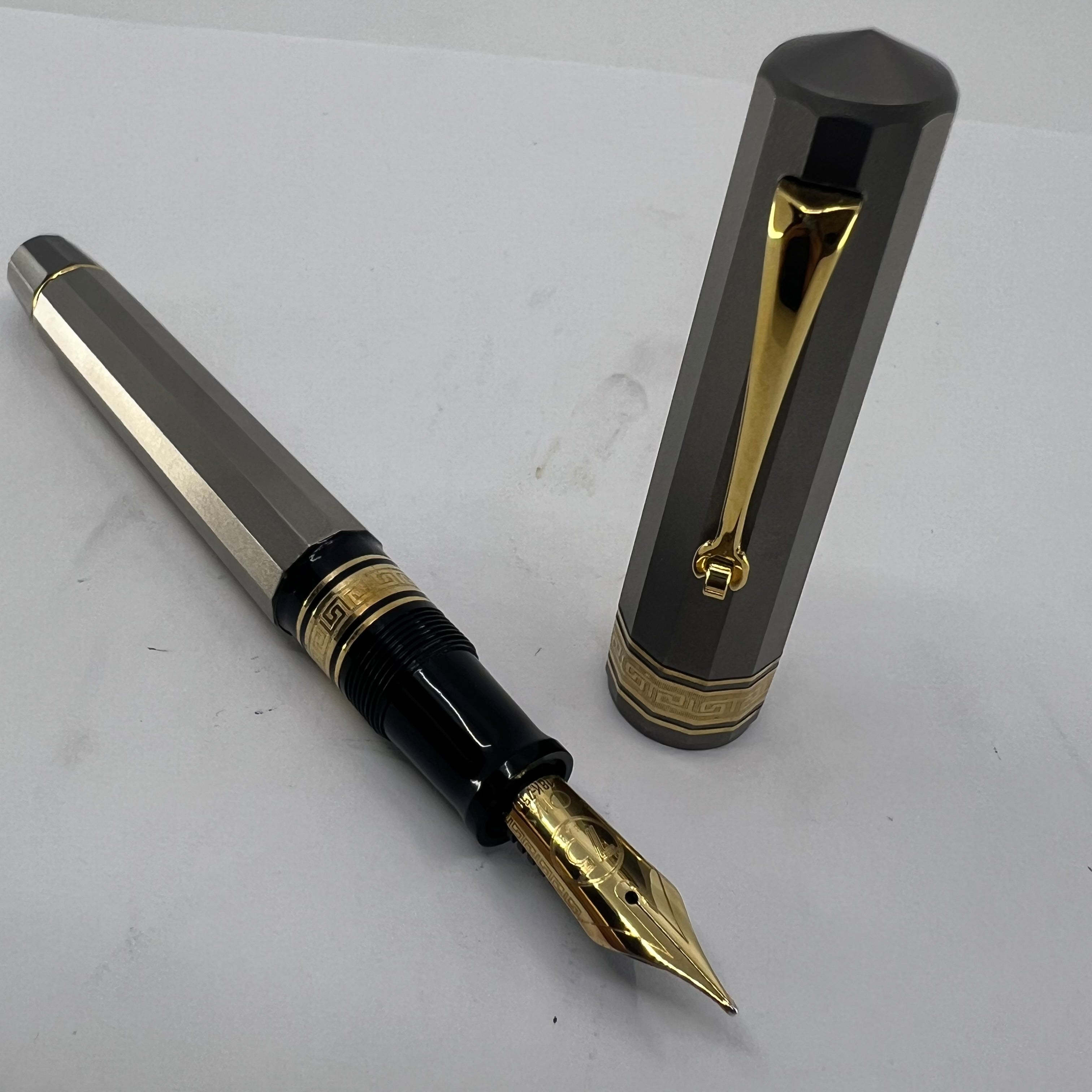 OMAS　タッシリ　Tassili　Ｍ-nib OMAS T-2 Titanium 75th Anniversary Limited Edition Fountain