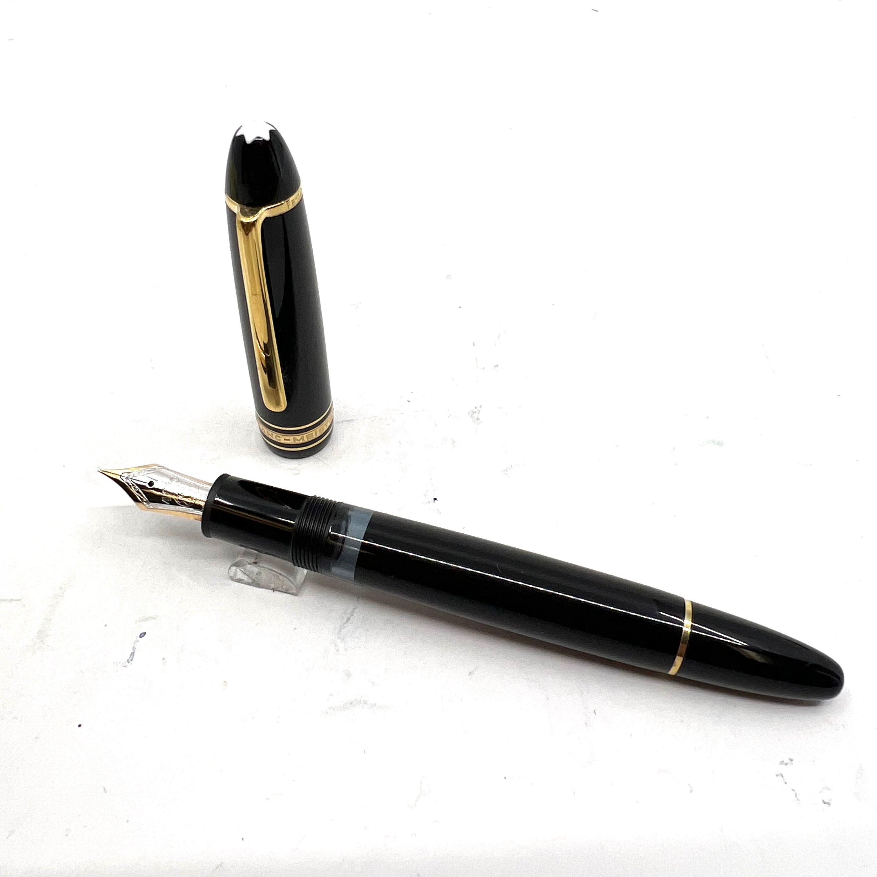 Montblanc Meisterstuck Black Resin #146 LeGrand Fountain Pen