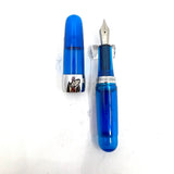 Stipula Passaporto Transparent Blue Resin Mini Fountain Pen