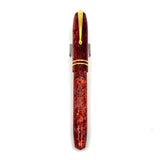 Conway Stewart Dinkie Lustrous Marbled Fiery Red Fountain Pen