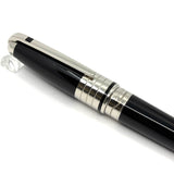 Dupont Orpheo Largest Size Fountain Pen - Black Chinese Lacquer/Palladium Plated Deco Trim