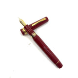 OMAS Francisco de Goya Tuscan Red Resin Facetted Limited Edition Large Paragon Fountain Pen