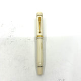 Conway Stewart Churchill White Striped Fountain Pen