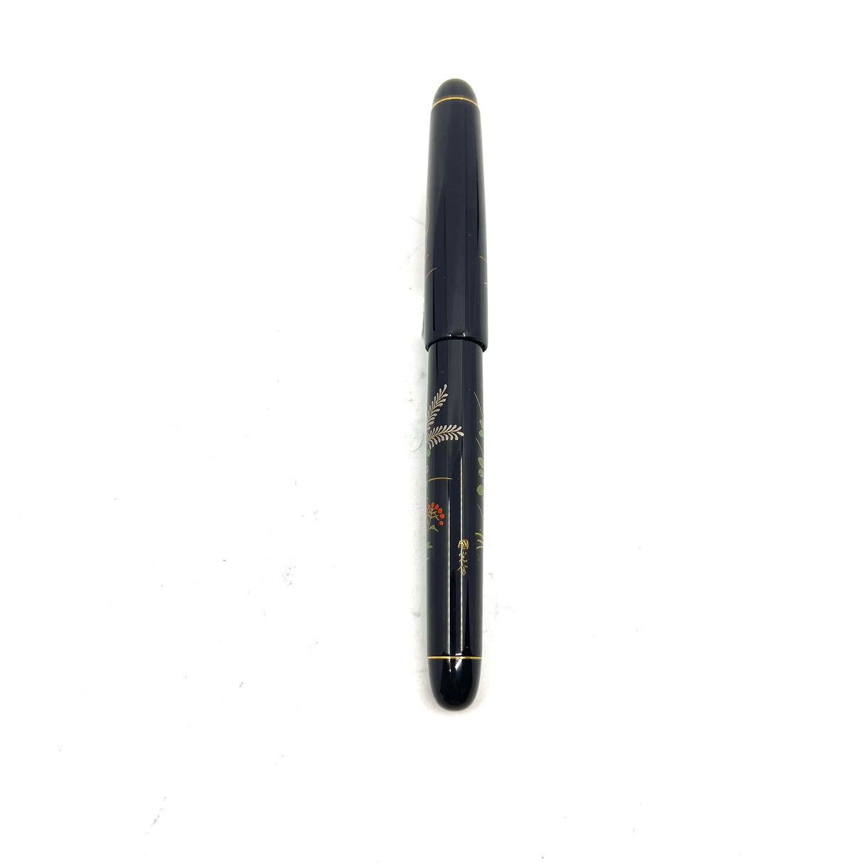 Pilot Namiki Nippon Art Makie Art Craft Hagi Black Floral Rollerball