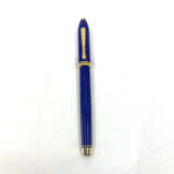 Cross Townsend Blue Lapis Lazuli/ 22K Gold Dust Fountain Pen - Fine 18kt Gold Nib