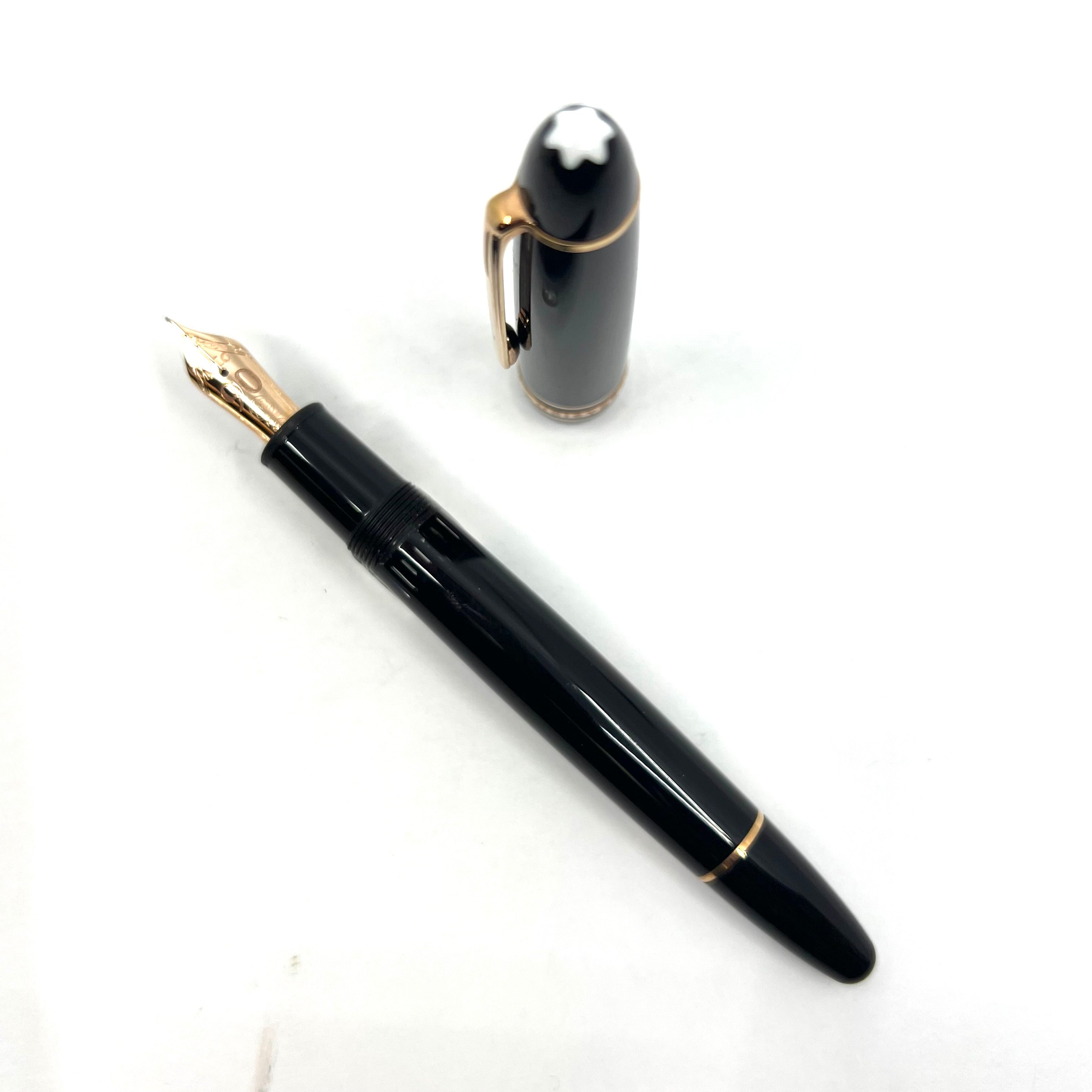 MONT BLANC 146 万年筆 黒 Montblanc Meisterstuck 90th Anniversary Black Resin #146 LeGrand