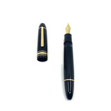 Montblanc Meisterstuck Black Resin #149 (Largest) Fountain Pen - Fine 18C Gold Nib