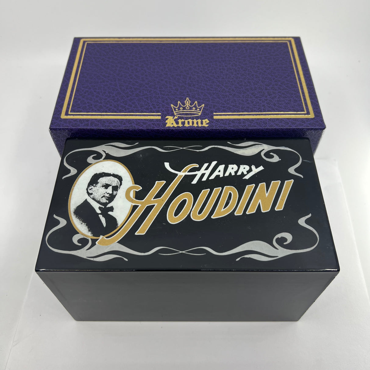 Krone Harry Houdini Limited Edition Fountain Pen   -  Medium 18kt Gold Nib  - With Authenticated Original Key Used by Houdini!