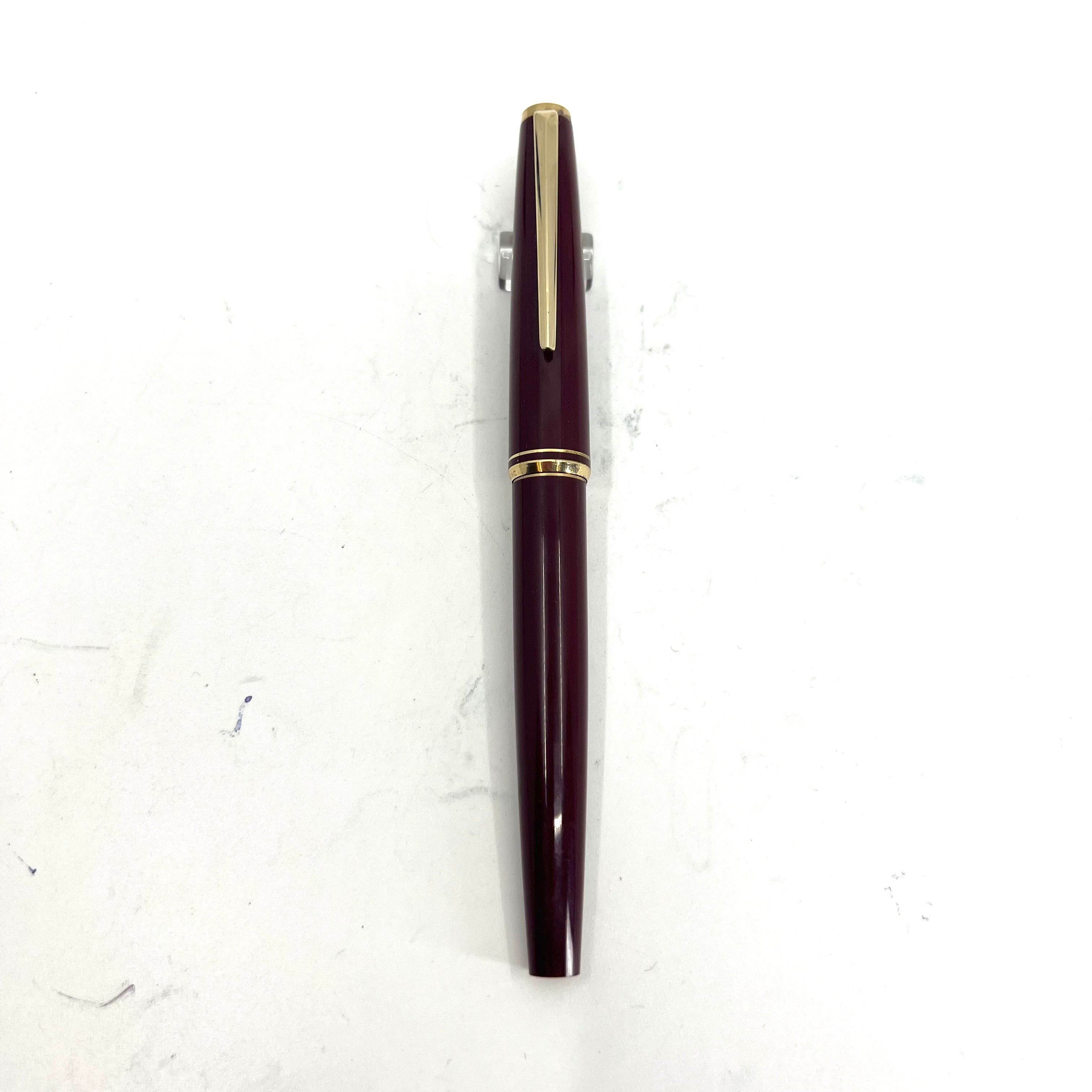 モンブラン  winecolor Montblanc Classic Style Burgundy Resin Fountain Pen – Fountain Pen