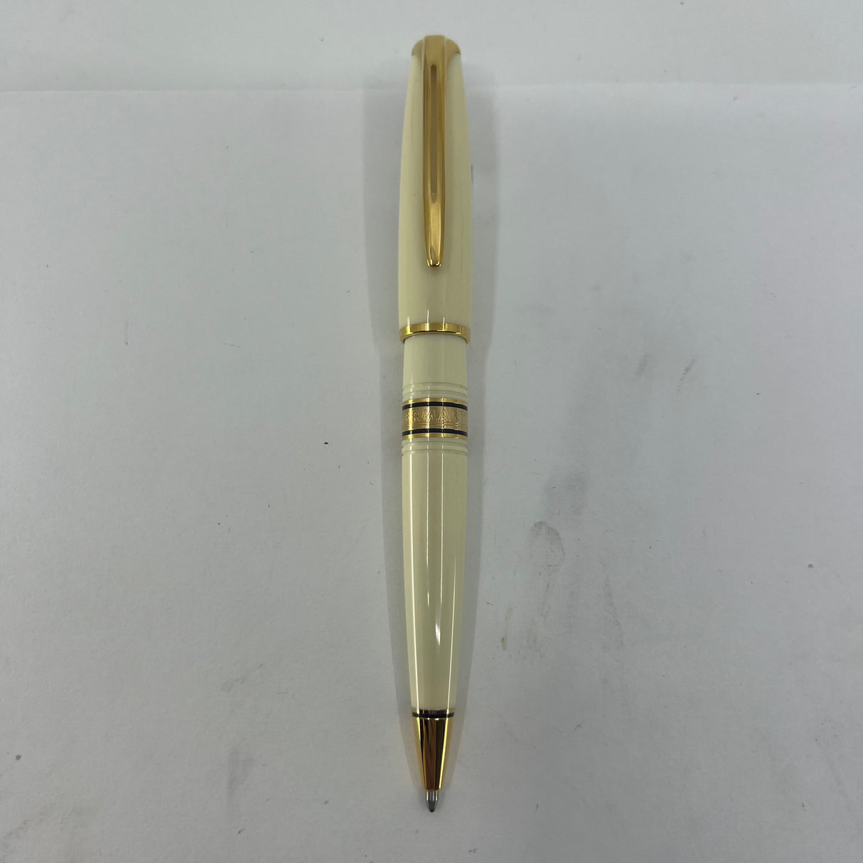 Waterman Ivory Resin Charleston Ballpoint Pen