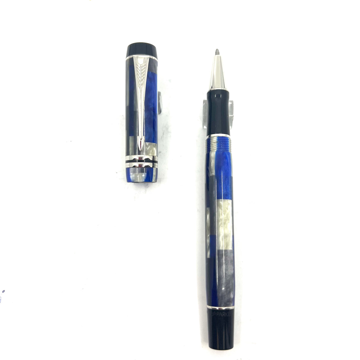 Parker Duofold Blue Mosaic Rollerball