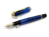 Pelikan Souveran M800 Marbled Blue O' Blue Fountain Pen