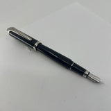 Cartier Roadster Black Composite Fountain Pen - Fine 18kt Gold Nib