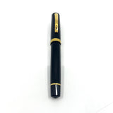 OMAS Oversized Facetted Black Resin Paragon Fountain Pen - Extra Fine 18kt Gold Nib