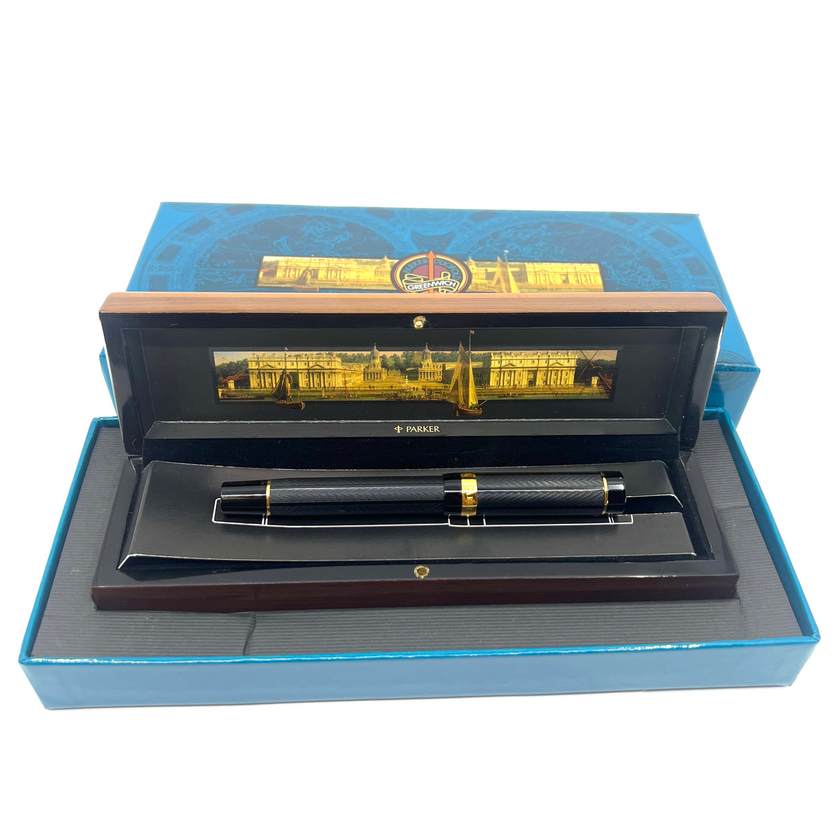 Parker Duofold Greenwich Special Edition Fountain Pen - Medium 18kt Gold Nib