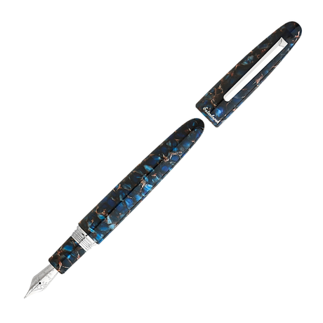 Esterbrook Estie Nouveau Bleu Nouveau Bleu with Palladium Trim - Oversize Fountain Pen
