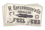 Esterbrook Esterbrook Accessories - Three 12cm x 7cm blotter cards - Blotting Paper