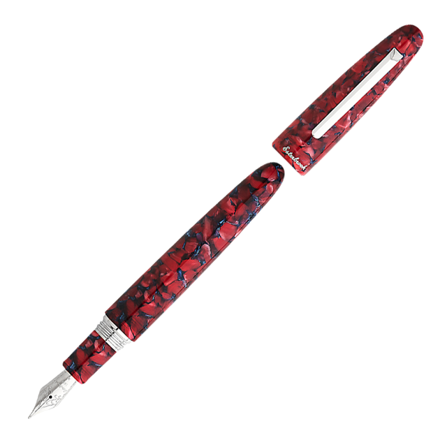 Esterbrook Estie Scarlet Scarlet Red with Palladium Trim - Oversize Fountain Pen