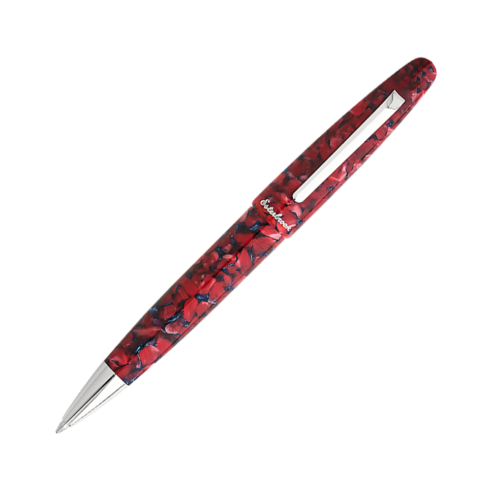 Esterbrook Estie Scarlet Scarlet Red with Palladium Trim - Ballpoint