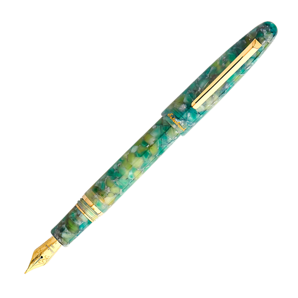 Esterbrook Estie Sea Glass Sea Glass with Gold Trim - Standard Fountain Pen