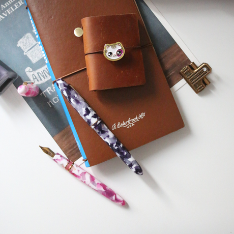 Esterbrook Estie Bestie Fountain Pen Bubble Gum Pink & Sugar Plum Purple Collection