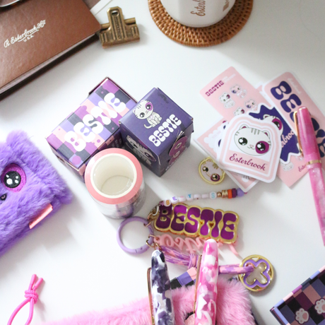 Esterbrook Estie Bestie Fountain Pen Bubble Gum Pink & Sugar Plum Purple Collection