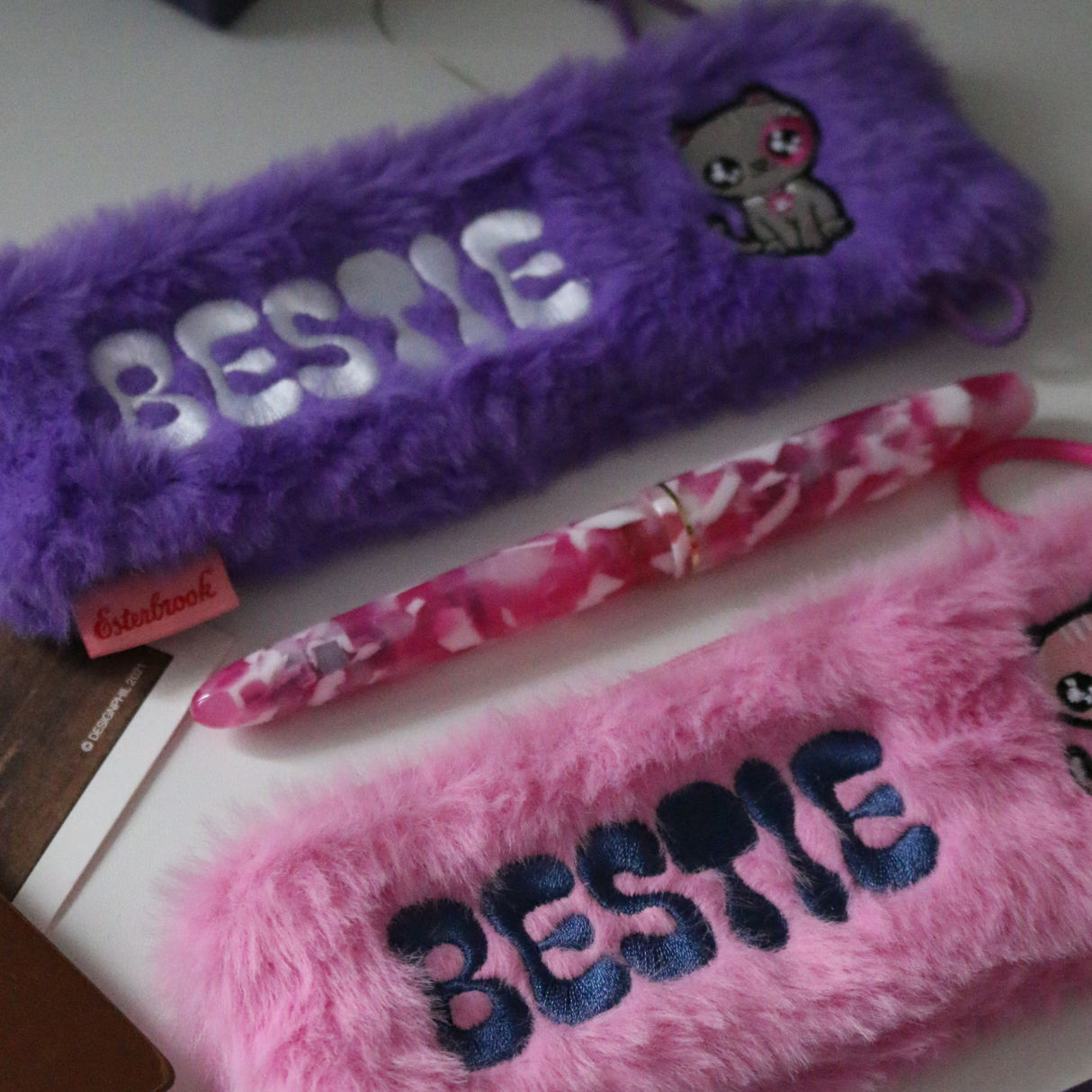 Esterbrook Estie Bestie Fountain Pen Bubble Gum Pink & Sugar Plum Purple Collection